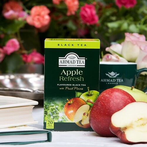 Té de Frutos Negros Ahmad. Refrescante de Manzana (20 bolsitas)