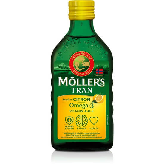 Aceite de hígado de bacalao Möllers Tran 250 ml Omega-3