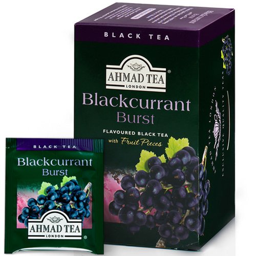 Ahmad Black Fruit Tea. Blackcurrant Burst 20bags