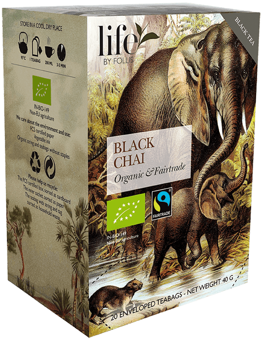 Chai Black tea Life by Follis 20 Teabags