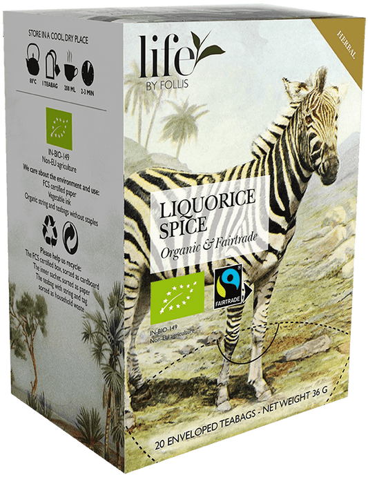 Licorice spices herbal tea Life by Follis 20 Teabags