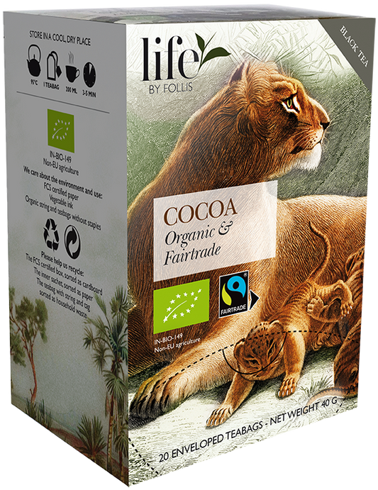 Cocoa Black tea Life by Follis 20 Teabags