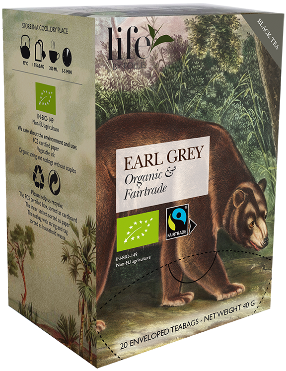 Earl Grey Black tea Life by Follis 20 Teabags