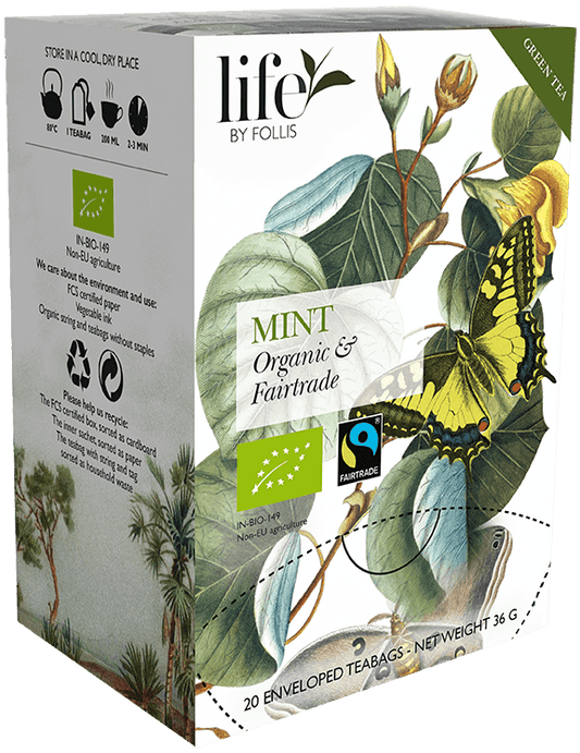 Mint Green tea Life by Follis 20 Teabags