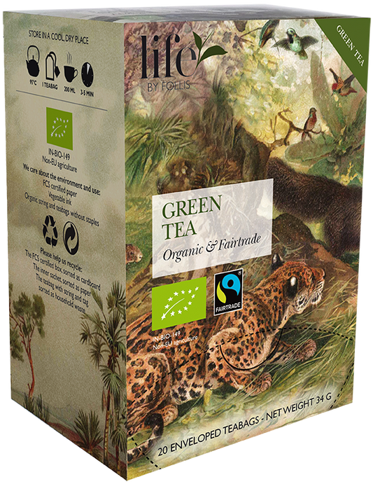 Neutral Green tea Life by Follis 20 Teabags