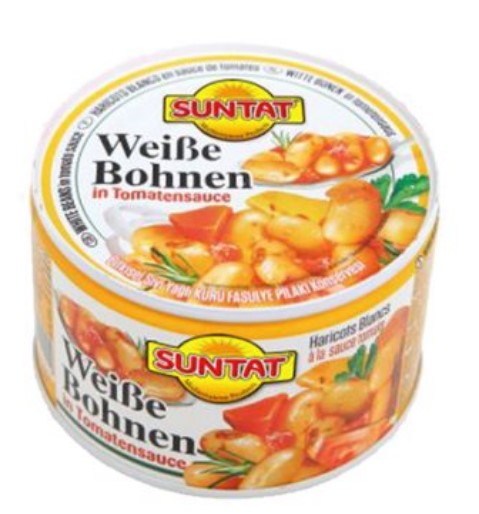 Suntat White Beans in Tomato Sauce 400g
