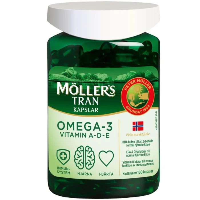 Möllers Omega-3 Tran Capsules 160PCS