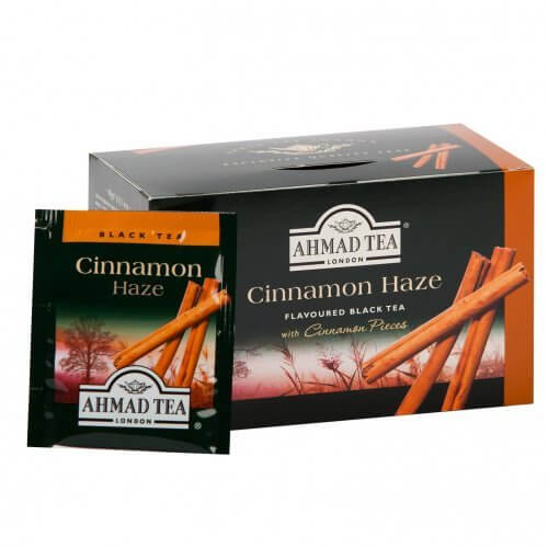 Té de frutos negros Ahmad Tea. Cinnamon Haze, 20 bolsitas