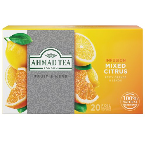 Ahmad Herbal Tea.Mixed Citrus 20 teabags