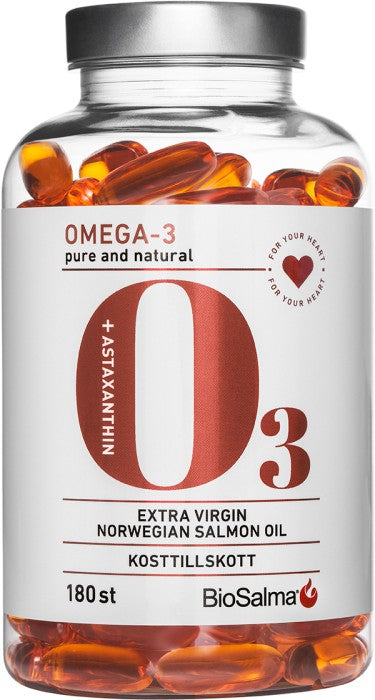 BioSalma Omega-3 Salmon Oil 1000 mg 180 capsules