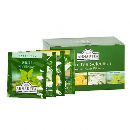 AHMAD TEA GREEN TEA SELECTION - 20 teabags