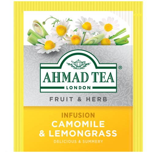 Ahmad Herbal Tea. Camomile & Lemongrass 20 teabags