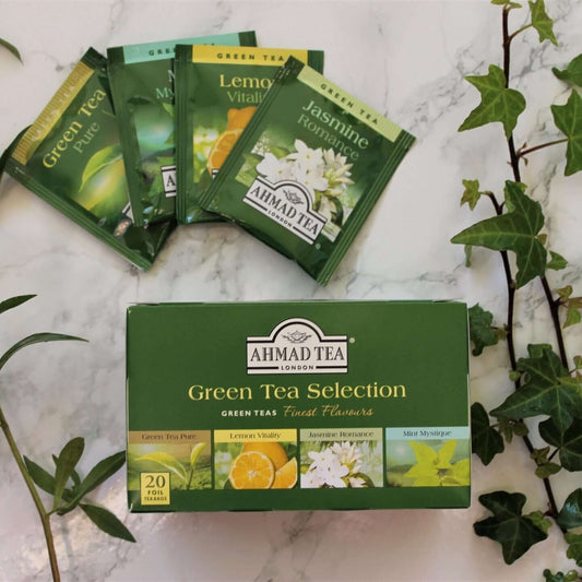 SELECCIÓN DE TÉ VERDE AHMAD TEA - 20 bolsitas de té