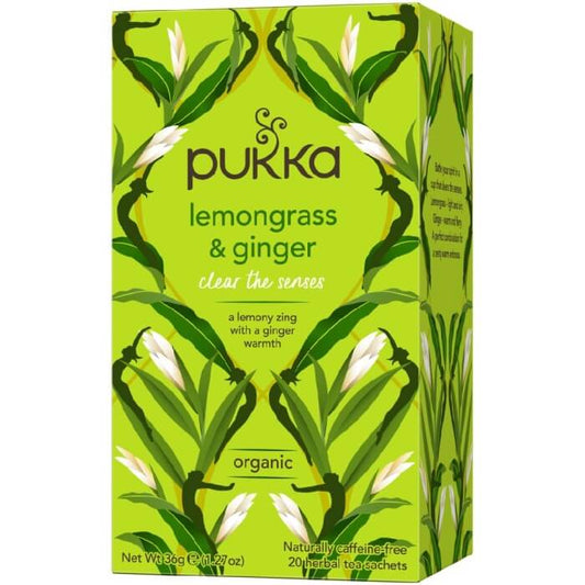 Pukka Lemongrass &amp; Ginger 20 bolsitas de té