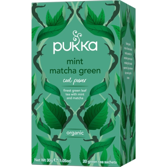 Pukka Mint Matcha Green 20 tea bags