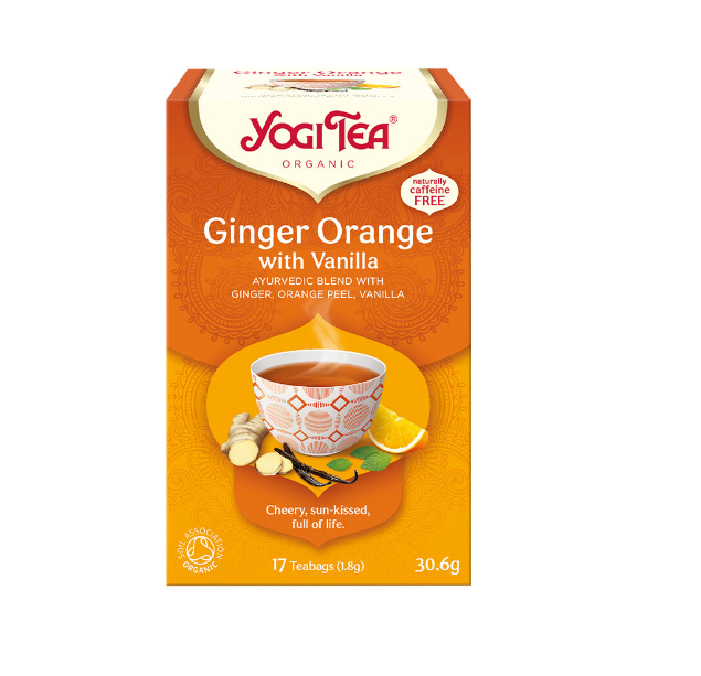 Yogi Tea Ginger Orange with Vanilla Teabags 30.6g