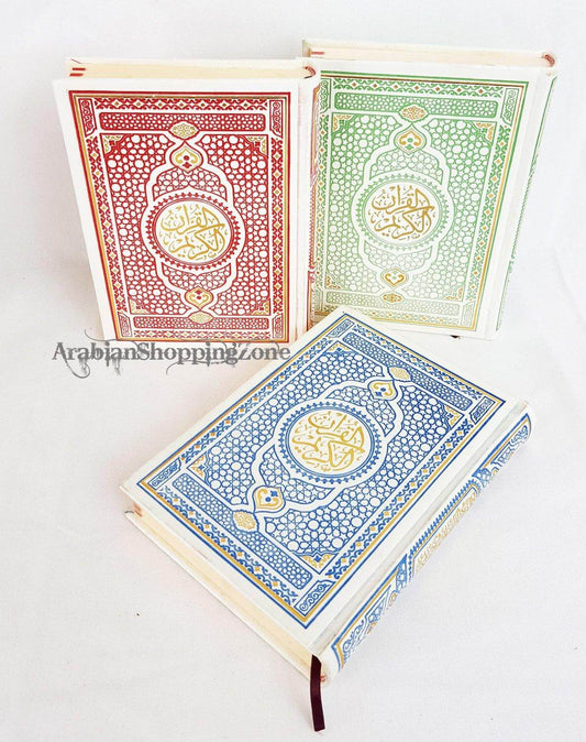 Chamois Quran Gilted-Title 20*14CM - Arabian Shopping Zone