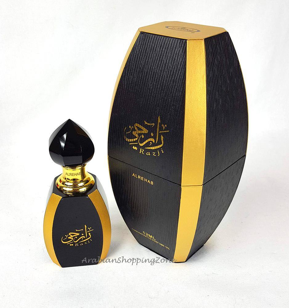 RAZJI 12ML Perfume Oil Al-Rehab Arabian Floral Oriental fragrance - Arabian Shopping Zone