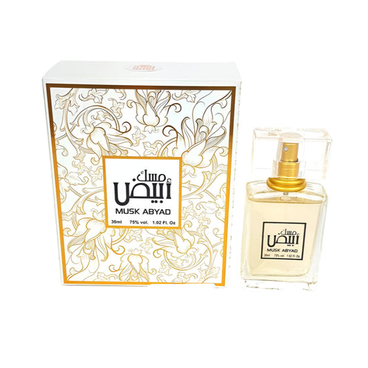 Musk Abyad 30ml EDP Spray Perfume - Arabian Shopping Zone