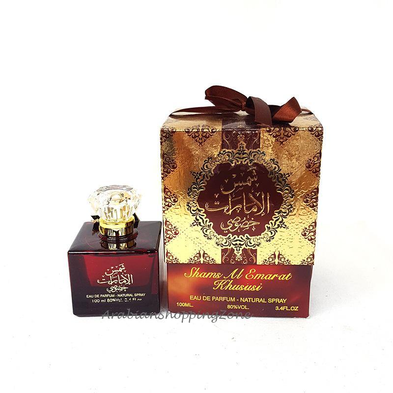 Ard AL Zaafaran Perfumes Shams AL Emarat Khususi Unisex 100ml EDP - Arabian Shopping Zone