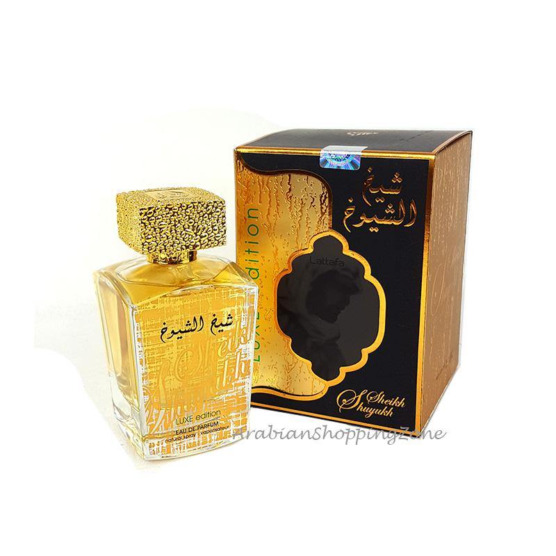 Sheikh Shuyukh Luxe Edition 100ml EDP from Lattafa Perfumes - Arabian Shopping Zone