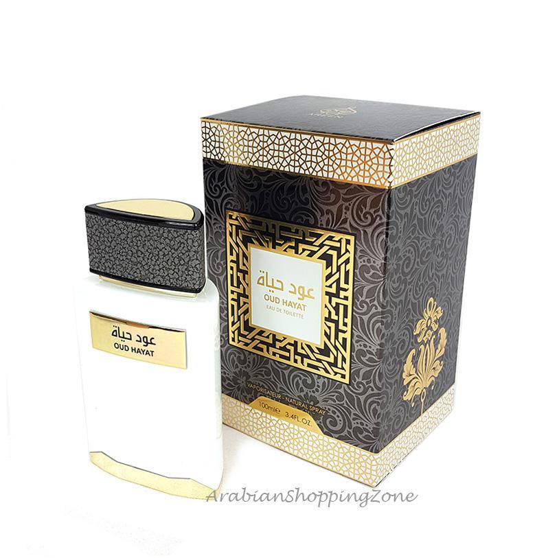 Oud Hayat Unisex 100ml EDT by Areen Perfumes - Arabian Shopping Zone