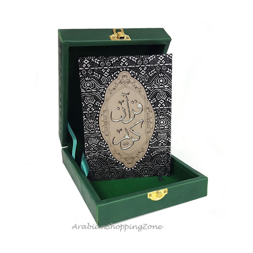 8 inch the Holy Quran Koran Arabic With Lether Box Islamic Gift - Arabian Shopping Zone