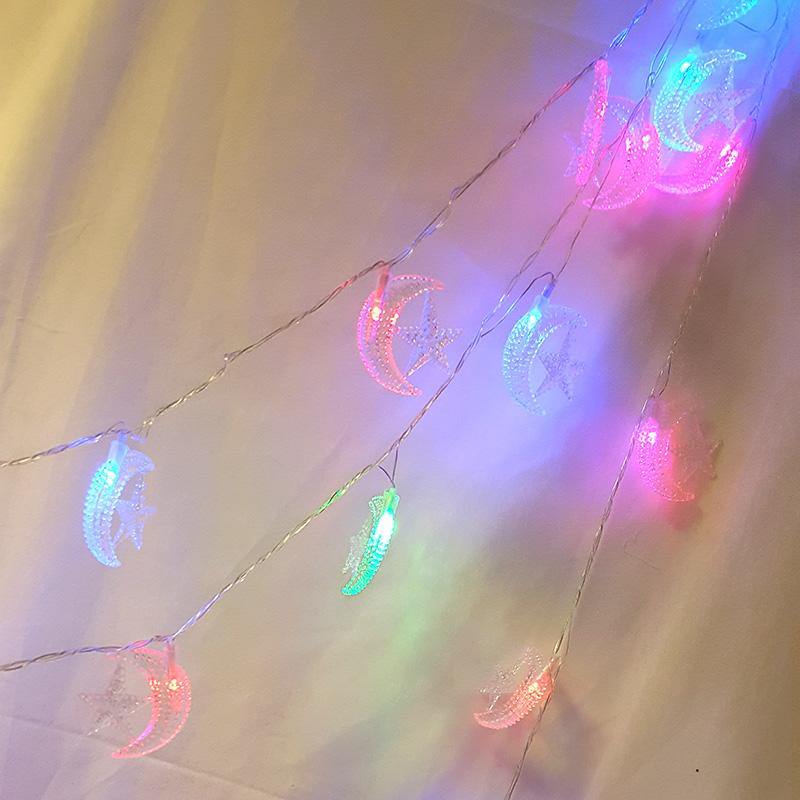 EID Ramadan 4M/20 LED Festival String Light Decoration Star Moon - Arabian Shopping Zone