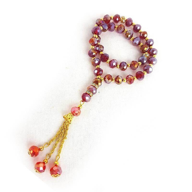10mm Masbaha Crystal Prayer Beads 33 - Arabian Shopping Zone