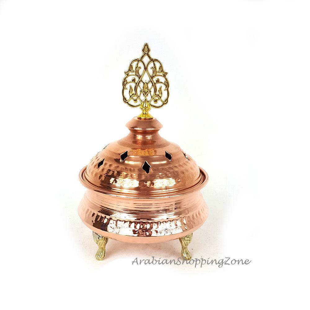 Copper Incense Burner - Lamees - Arabian Shopping Zone