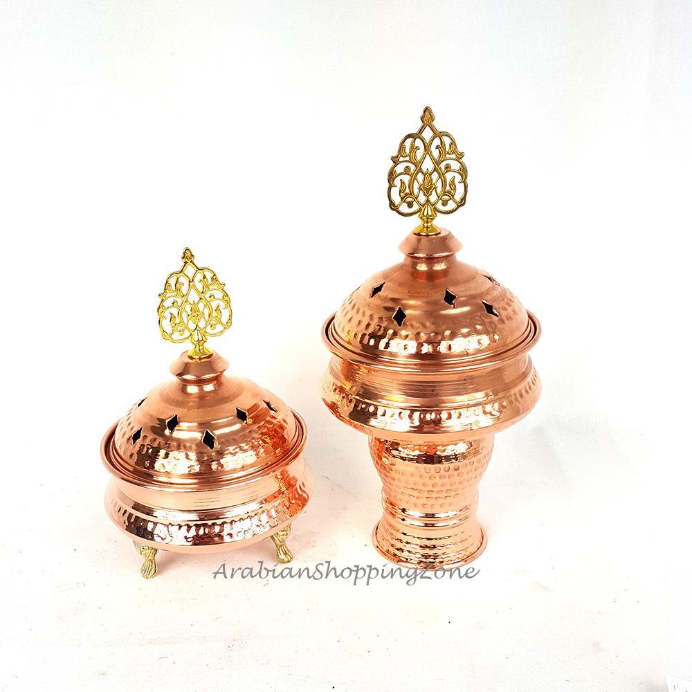 Copper Incense Burner - Lamees - Arabian Shopping Zone