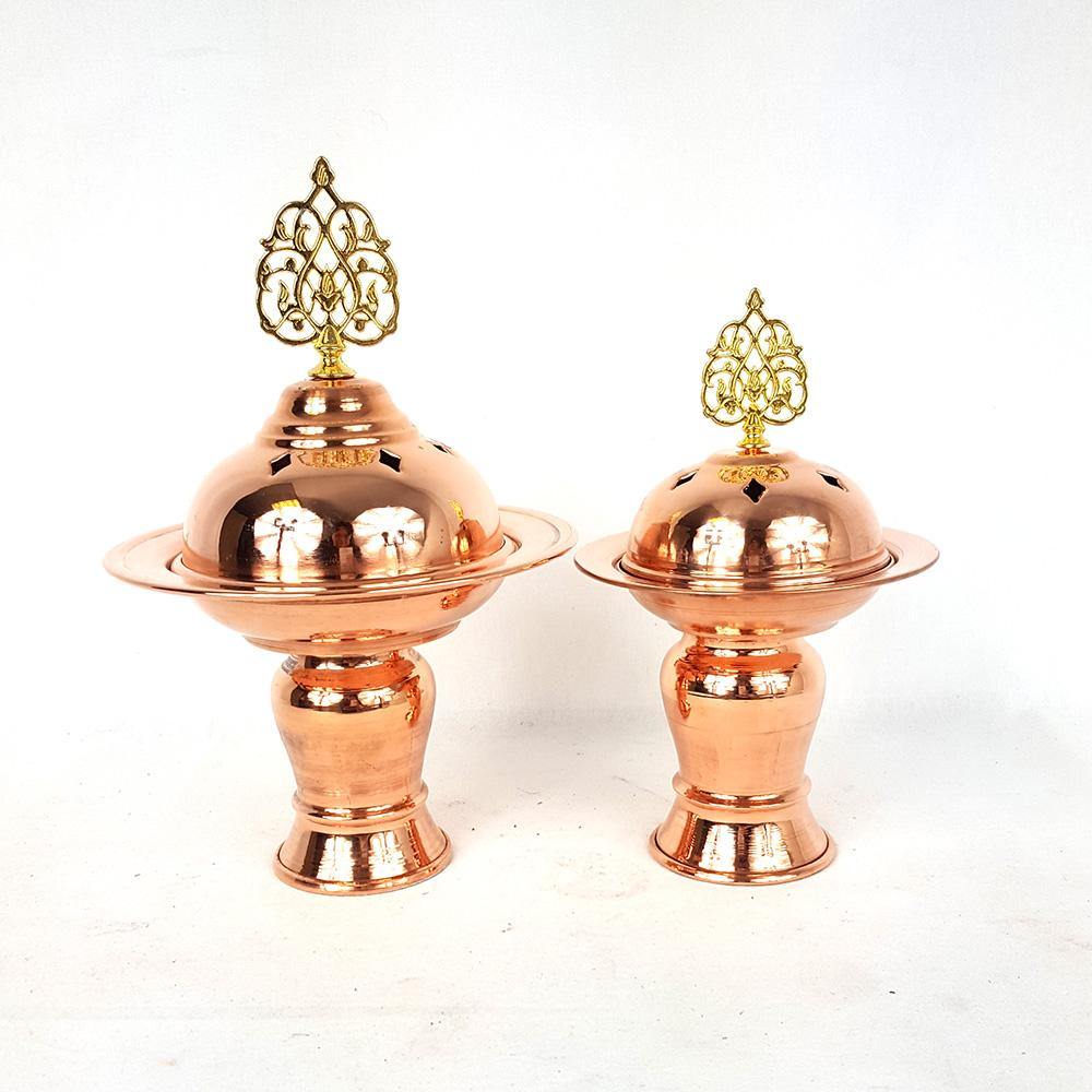 Copper Incense Burner - AL Marwa - Arabian Shopping Zone