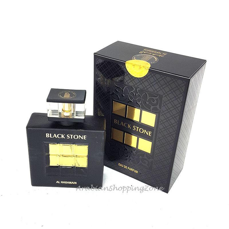 AL Haramain Black Stone Spray Perfume 100ml EDP - Arabian Shopping Zone