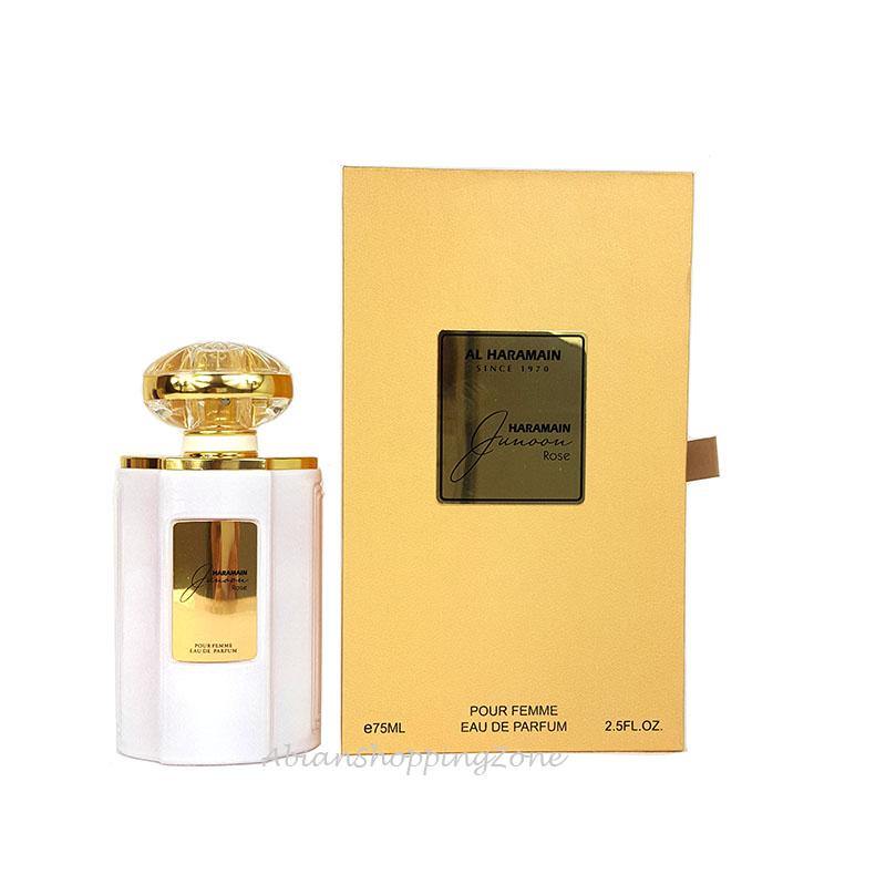 AL Haramain Junoon Rose 75ml Spray Perfume EDP - Arabian Shopping Zone