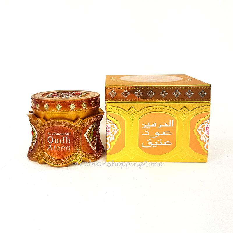 AL Haramain Oudh Ateeq Bukhoor Incense 55g - Arabian Shopping Zone