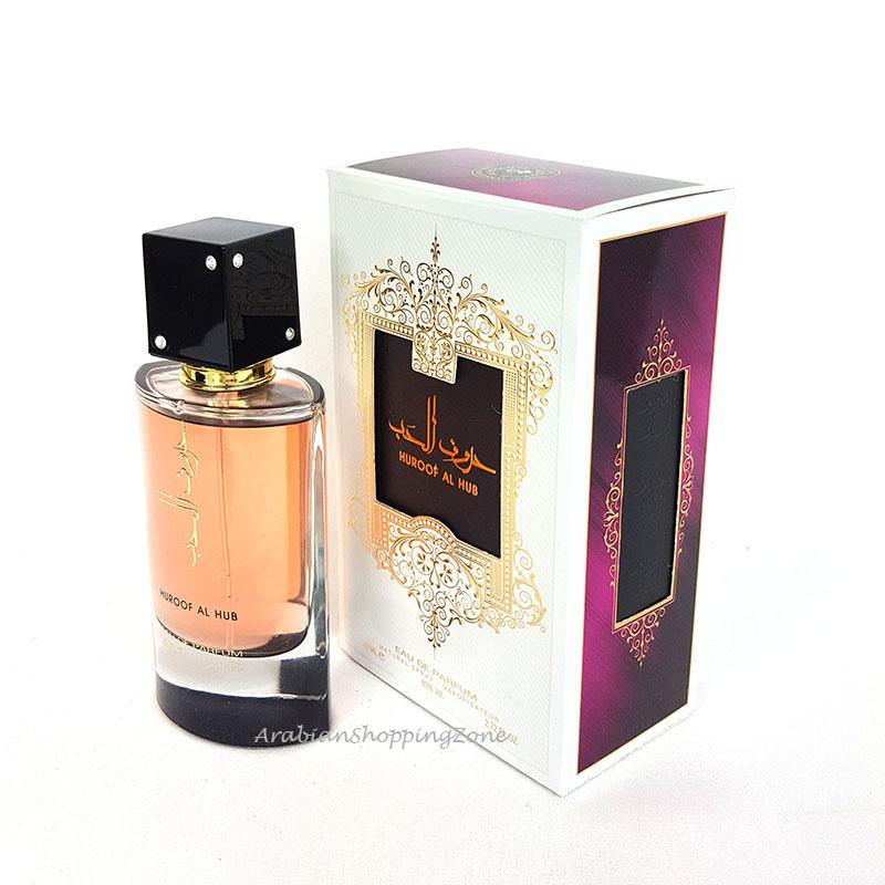 Huroof AL Hub Unisex 80ml Spray Perfume EDP by Ard AL Zaafaran - Arabian Shopping Zone