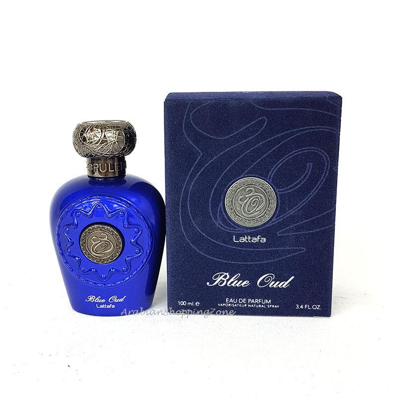 Blue Oud Unisex 100ml Spray Perfume EDP by Lattafa Perfumes - Arabian Shopping Zone