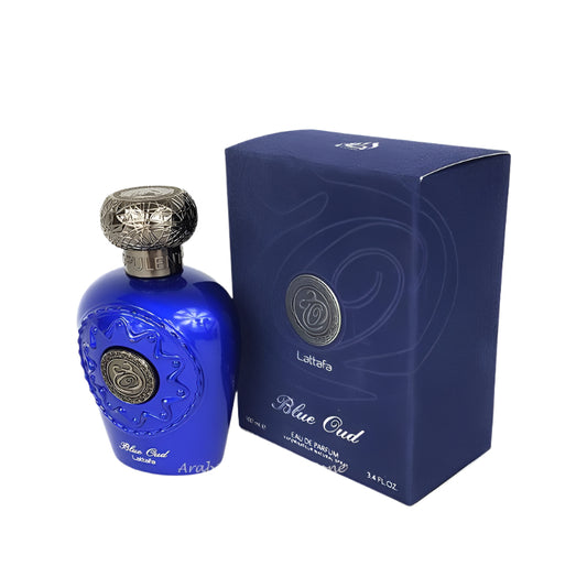 Blue Oud Unisex 100ml Spray Perfume EDP by Lattafa Perfumes - Arabian Shopping Zone