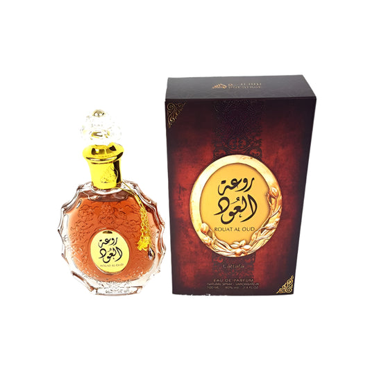 Rouat AL Oud Unisex 100ml Spray Perfume EDP by Lattafa Perfumes - Arabian Shopping Zone