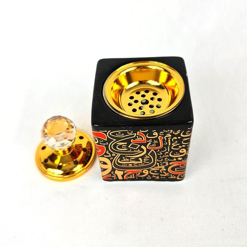 Dabqaad Ceramic Arabian Incense Burner - Bakhoor Oud Holder – Arabian Shopping Zone