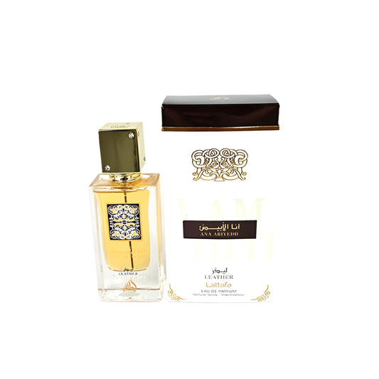 Ana Abiyedh Leather Unisex EDP Spray Perfume 60ml by Lattafa - Arabian Shopping Zone