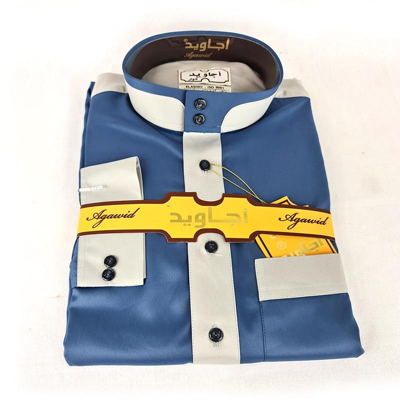 Top Quality Agawid Deluxe Summer Premium Fabric Modern Thobe Robe - Arabian Shopping Zone