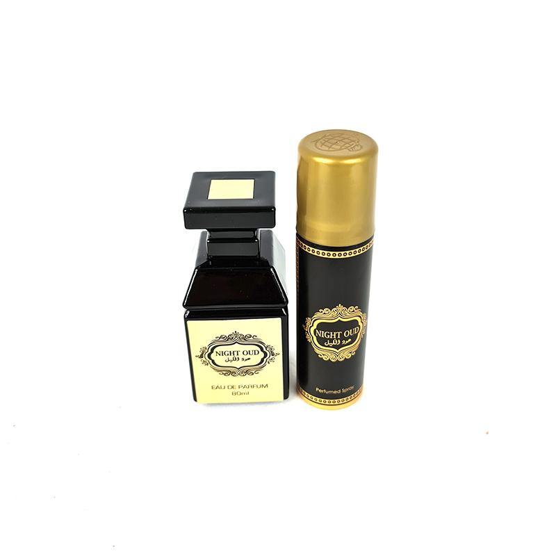 Night Oud Gift Set (Unisex 80ml EDP) Fragrance World - Arabian Shopping Zone