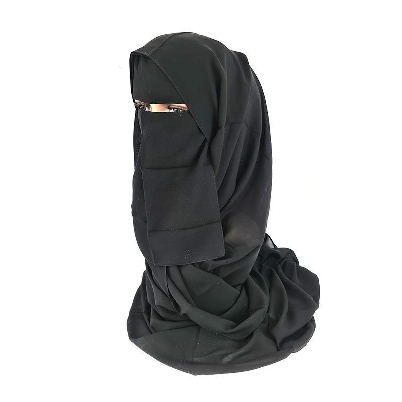 Pinless Loop to Loop Saudi Niqab - SCARF & FACE VEIL - Arabian Shopping Zone
