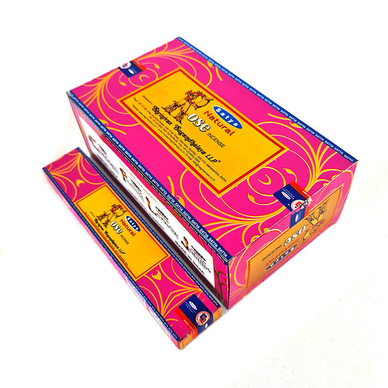 thumbnail image 2 of Satya Nag Champa Arabian Oudh Incense Sticks - 12 Boxes (15g Each) - Original 2 of 4