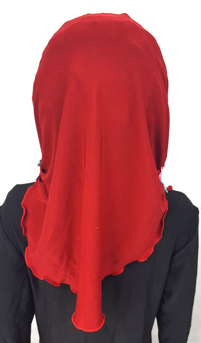 Crystal Hemp Toddler Kids Children Hijab Islamic Scarf Shawls -9397 - Arabian Shopping Zone