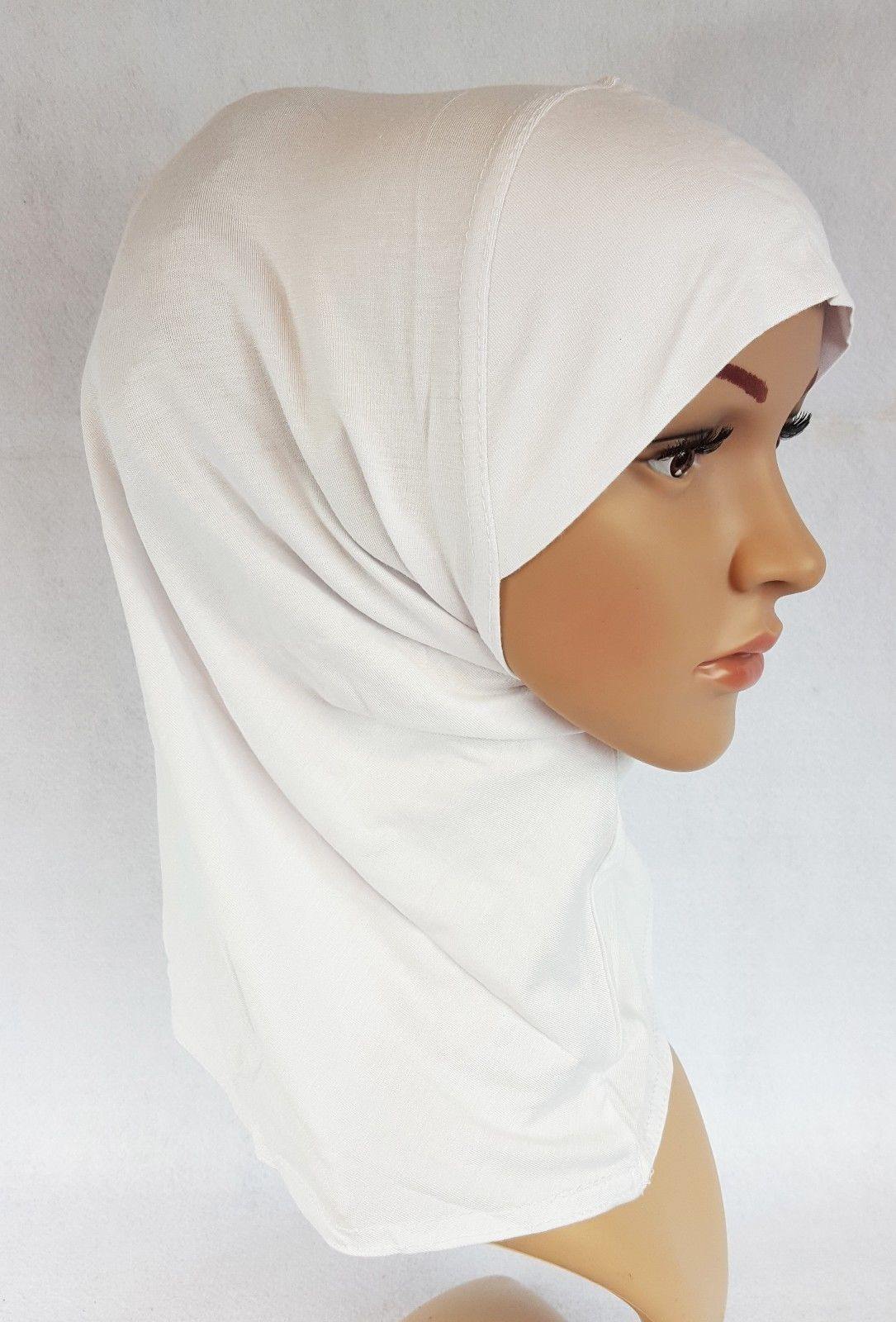 Premium Slip On Instant Egyptian Cotton Muslim Girls Hijab Shawls Wrap Headwear - Arabian Shopping Zone