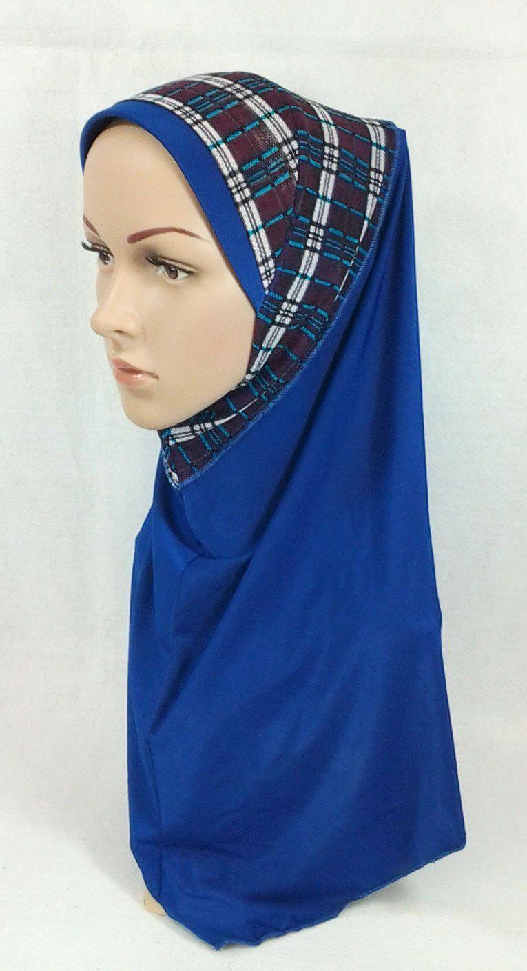 High Quality Viscose Lycra Lace Muslim Hijab Islamic Scarf Shawls Slip-on - Arabian Shopping Zone