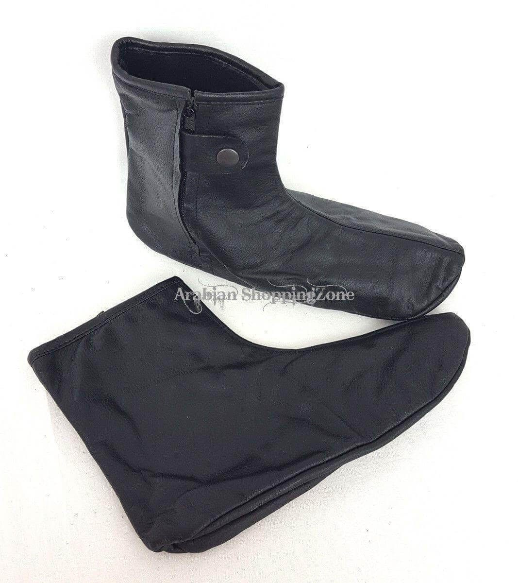 100% Genuine UNISEX Leather Socks Khuffain Kuff khuff Quff Shoes Slippers Islam - Islamic Shop