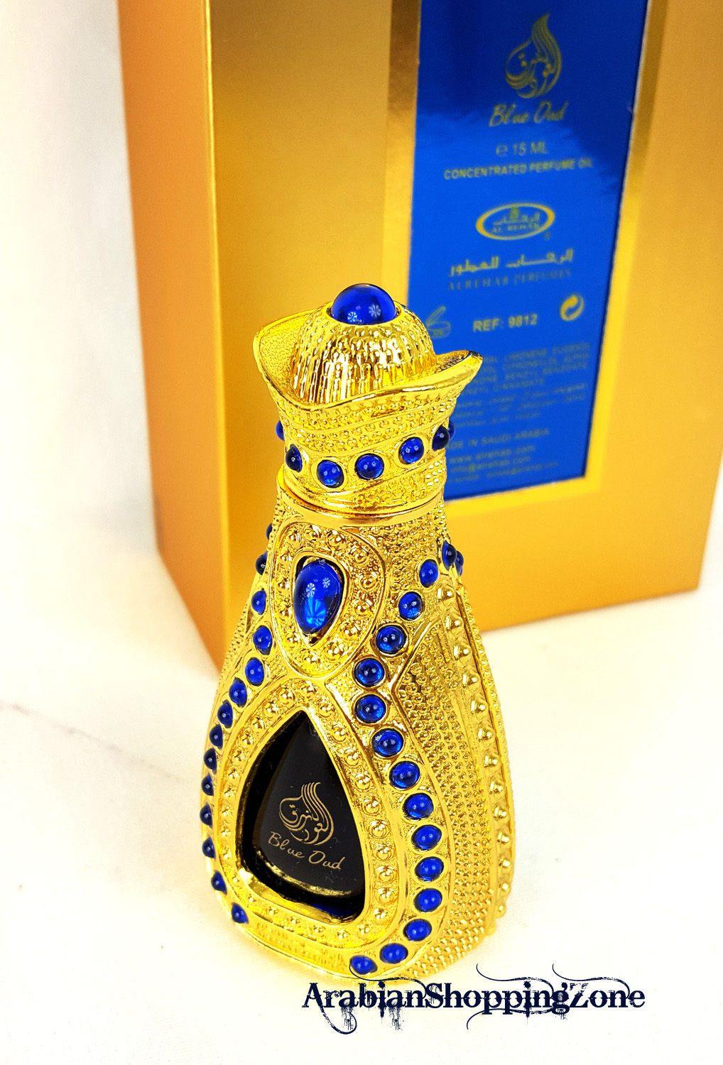 Blue Oud Perfume Oil 15ml Unisex - Arabian Shopping Zone
